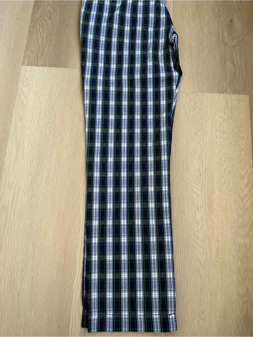 Classic Polo Ralph Lauren Navy, White & Green Plaid Men’s Pants 32x32 NWT